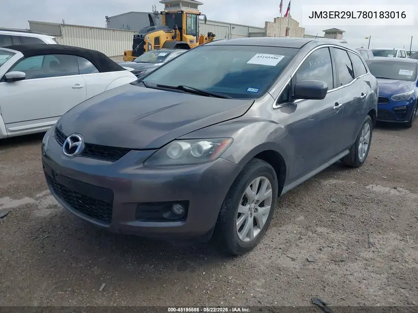 2008 Mazda Cx-7 Grand Touring VIN: JM3ER29L780183016 Lot: 45195586