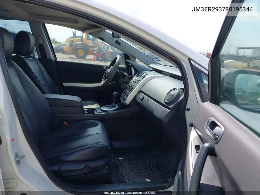 2008 Mazda Cx-7 Touring VIN: JM3ER293780195344 Lot: 45243230