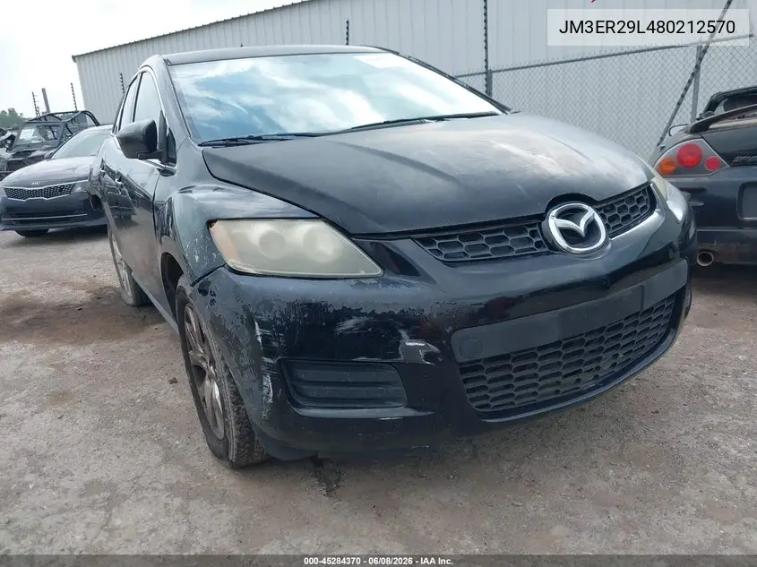 2008 Mazda Cx-7 Sport VIN: JM3ER29L480212570 Lot: 45284370