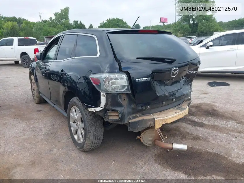 2008 Mazda Cx-7 Sport VIN: JM3ER29L480212570 Lot: 45284370