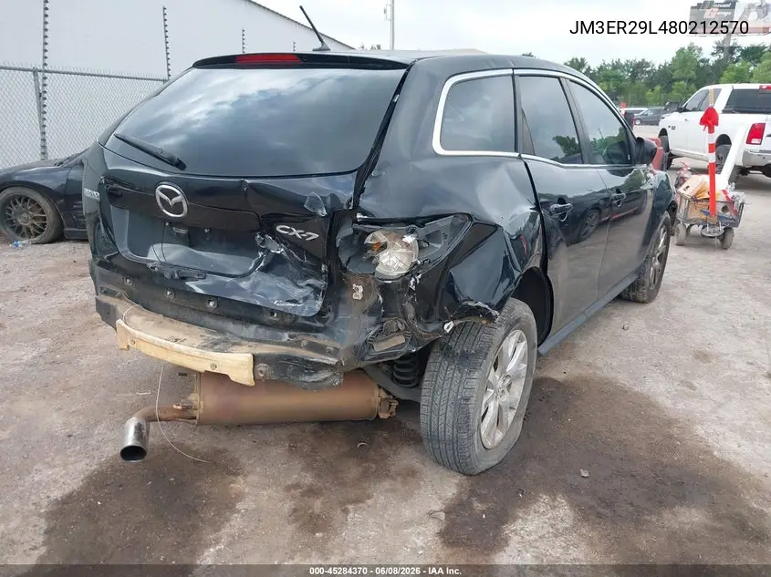 2008 Mazda Cx-7 Sport VIN: JM3ER29L480212570 Lot: 45284370