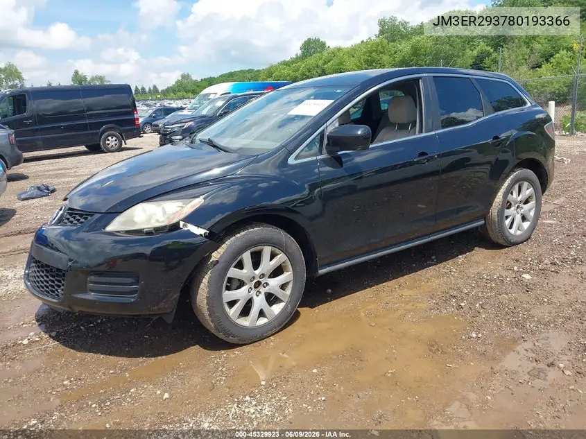 2008 Mazda Cx-7 Sport VIN: JM3ER293780193366 Lot: 45329923