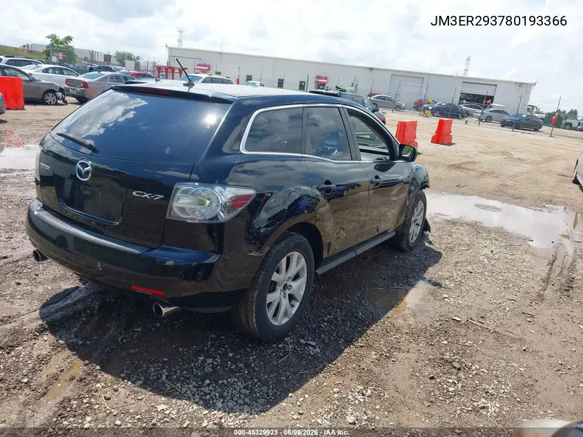 2008 Mazda Cx-7 Sport VIN: JM3ER293780193366 Lot: 45329923