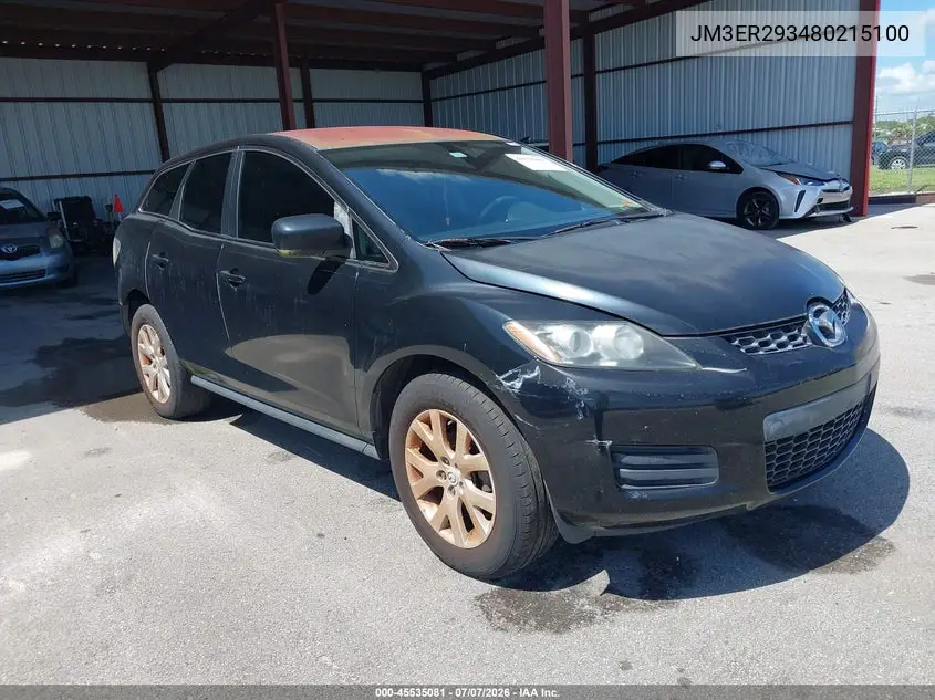 2008 Mazda Cx-7 Sport VIN: JM3ER293480215100 Lot: 45535081