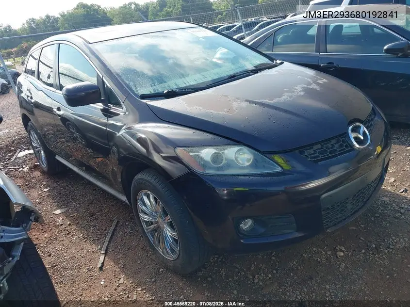 2008 Mazda Cx-7 Grand Touring VIN: JM3ER293680192841 Lot: 45569220