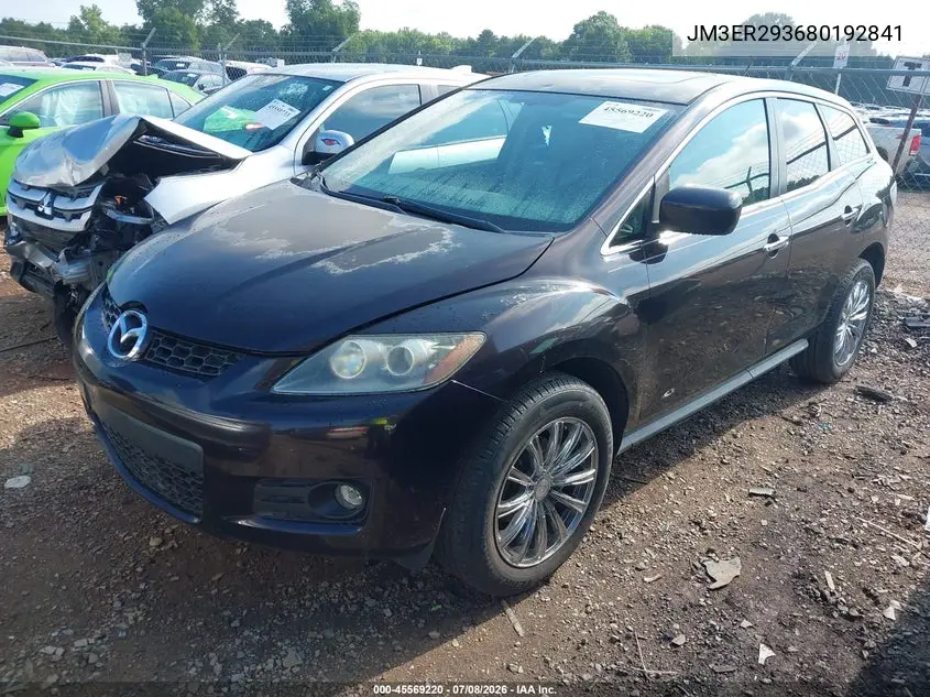 2008 Mazda Cx-7 Grand Touring VIN: JM3ER293680192841 Lot: 45569220