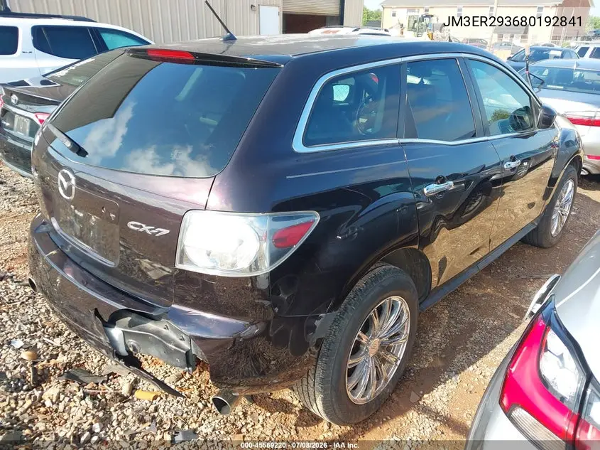 2008 Mazda Cx-7 Grand Touring VIN: JM3ER293680192841 Lot: 45569220