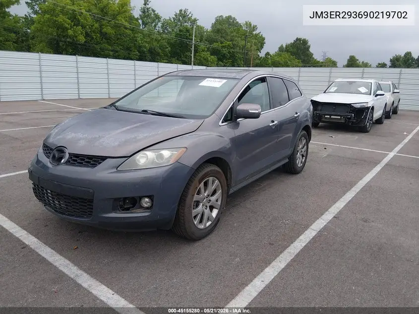 2009 Mazda Cx-7 Grand Touring VIN: JM3ER293690219702 Lot: 45155280