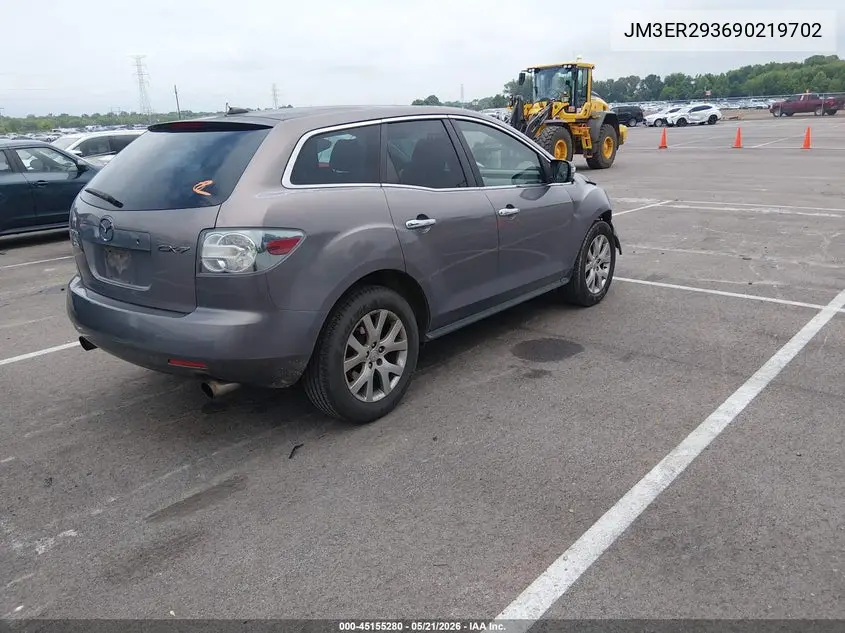 2009 Mazda Cx-7 Grand Touring VIN: JM3ER293690219702 Lot: 45155280