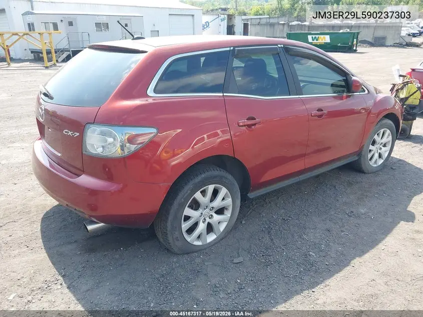 2009 Mazda Cx-7 Sport VIN: JM3ER29L590237303 Lot: 45167317