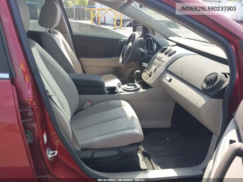 2009 Mazda Cx-7 Sport VIN: JM3ER29L590237303 Lot: 45167317