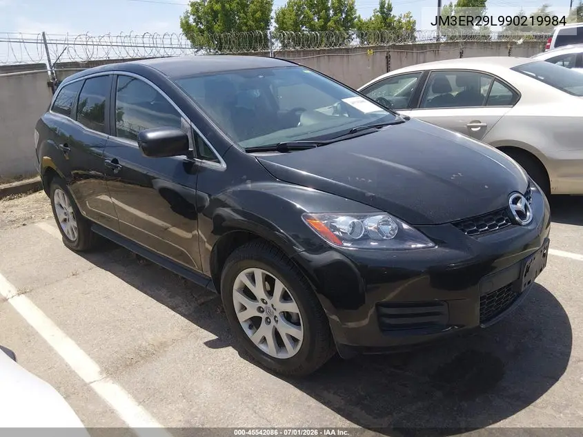 2009 Mazda Cx-7 Sport VIN: JM3ER29L990219984 Lot: 45542086