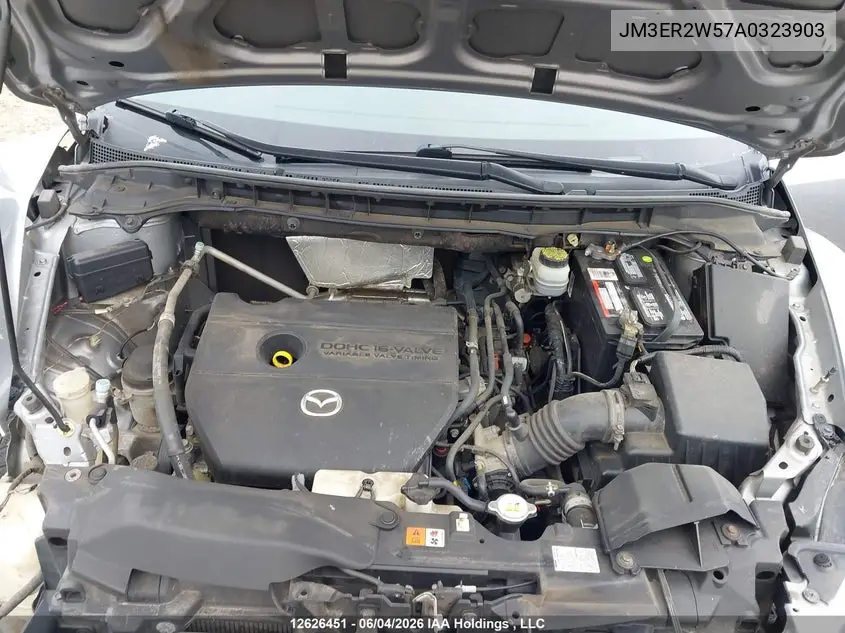 2010 Mazda Cx-7 VIN: JM3ER2W57A0323903 Lot: 12626451