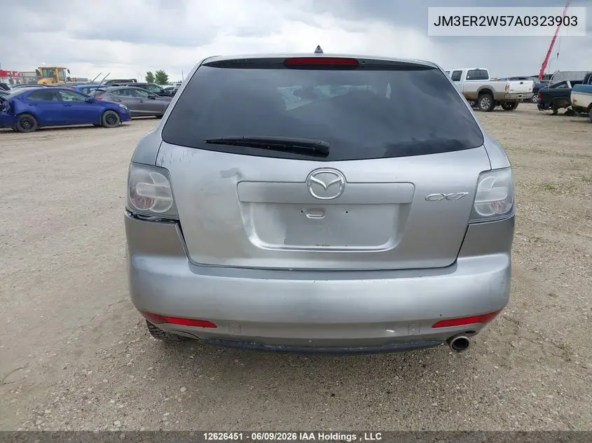 2010 Mazda Cx-7 VIN: JM3ER2W57A0323903 Lot: 12626451