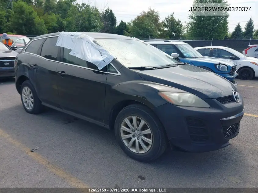2010 Mazda Cx-7 VIN: JM3ER2W52A0320374 Lot: 12652159