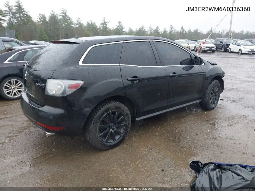 2010 Mazda Cx-7 I Sv VIN: JM3ER2WM6A0336360 Lot: 44975045