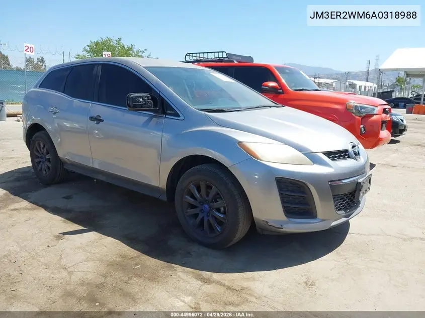 2010 Mazda Cx-7 I Sport VIN: JM3ER2WM6A0318988 Lot: 44996072