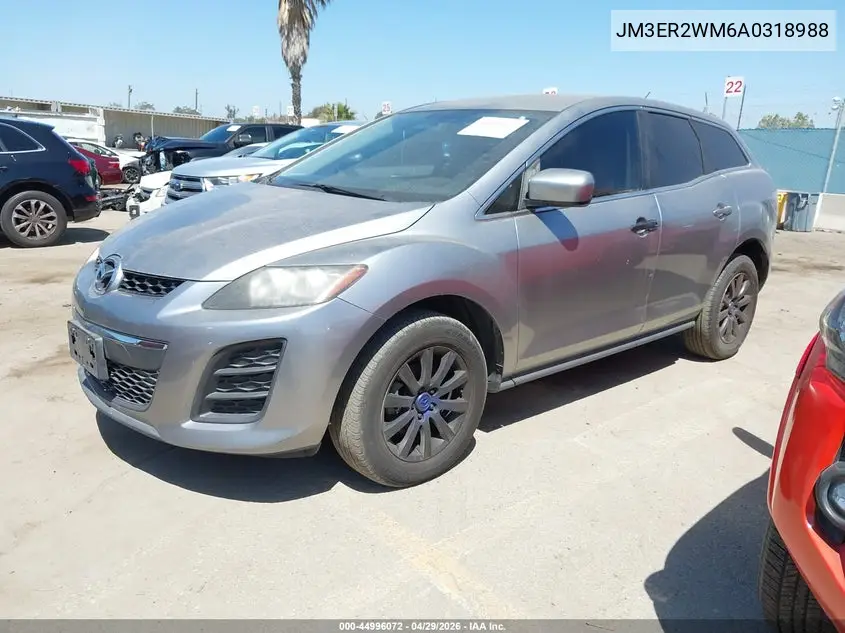 2010 Mazda Cx-7 I Sport VIN: JM3ER2WM6A0318988 Lot: 44996072