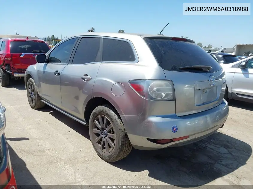 2010 Mazda Cx-7 I Sport VIN: JM3ER2WM6A0318988 Lot: 44996072