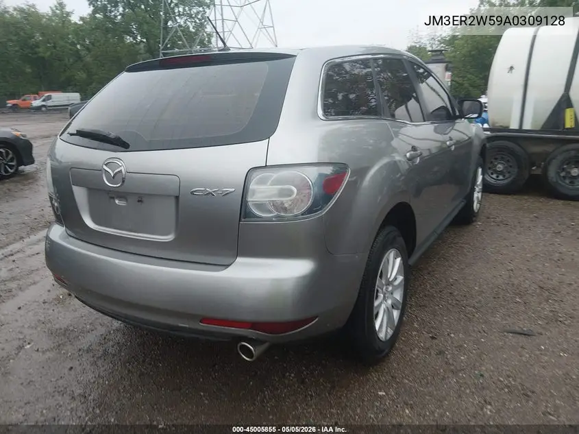 2010 Mazda Cx-7 I Sv VIN: JM3ER2W59A0309128 Lot: 45005855