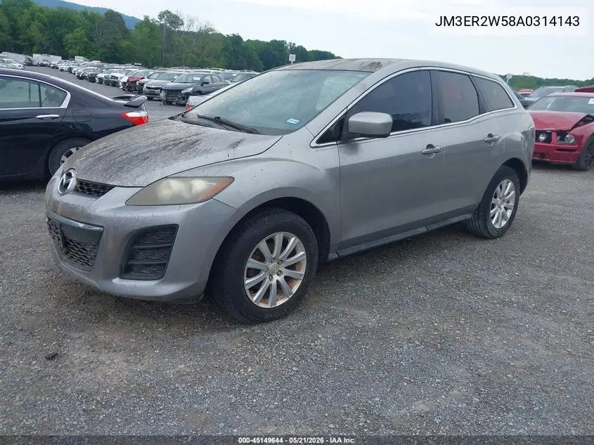 2010 Mazda Cx-7 I Sv VIN: JM3ER2W58A0314143 Lot: 45149644