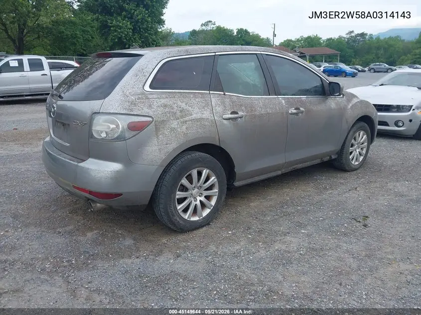 2010 Mazda Cx-7 I Sv VIN: JM3ER2W58A0314143 Lot: 45149644