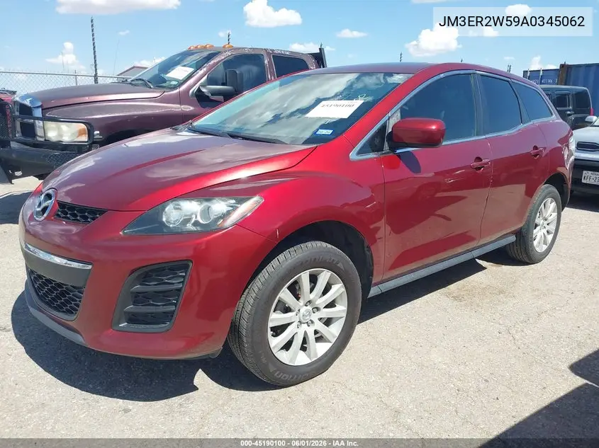 2010 Mazda Cx-7 I Sport VIN: JM3ER2W59A0345062 Lot: 45190100
