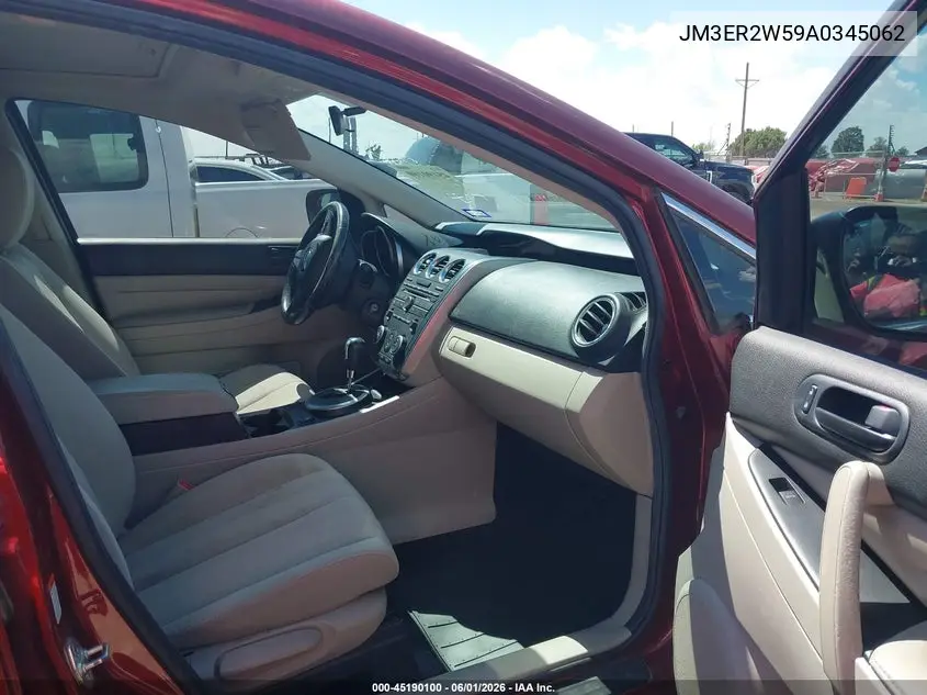 2010 Mazda Cx-7 I Sport VIN: JM3ER2W59A0345062 Lot: 45190100