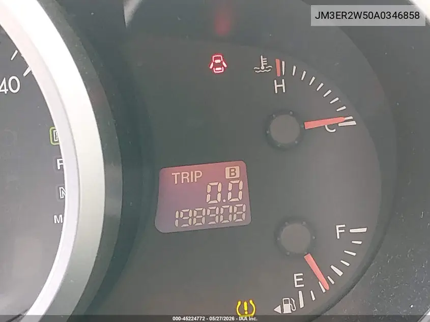 2010 Mazda Cx-7 I Sport VIN: JM3ER2W50A0346858 Lot: 45224772