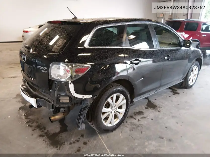 2010 Mazda Cx-7 S Touring VIN: JM3ER4W34A0328762 Lot: 45278246