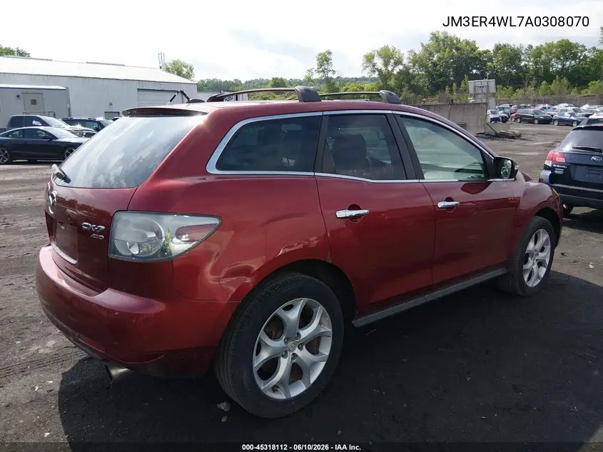 2010 Mazda Cx-7 S Grand Touring VIN: JM3ER4WL7A0308070 Lot: 45318112