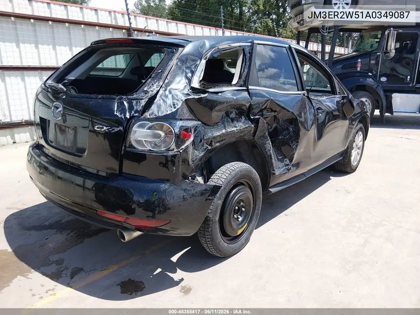 2010 Mazda Cx-7 I Sport VIN: JM3ER2W51A0349087 Lot: 45355417