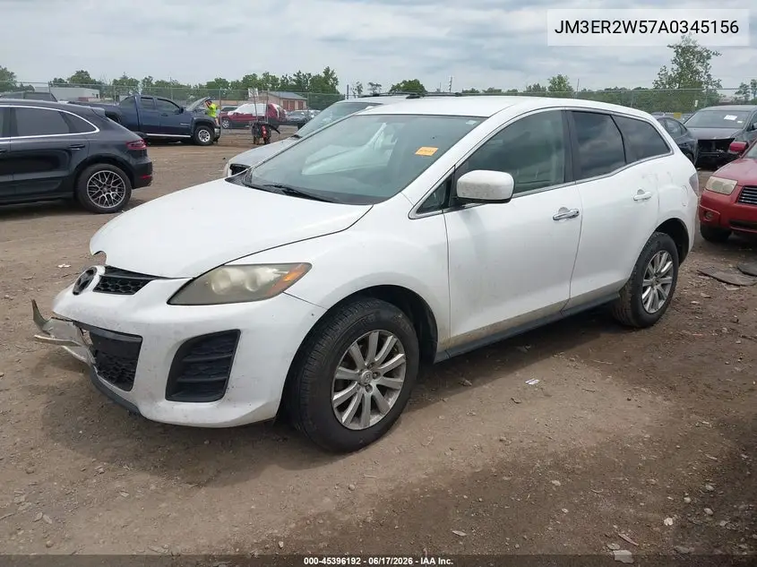 2010 Mazda Cx-7 I Sport VIN: JM3ER2W57A0345156 Lot: 45396192