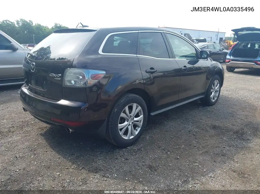 2010 Mazda Cx-7 S Touring VIN: JM3ER4WL0A0335496 Lot: 45409887