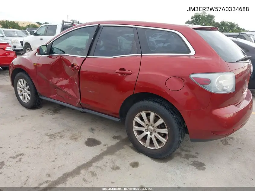 2010 Mazda Cx-7 I Sv VIN: JM3ER2W57A0334688 Lot: 45434605