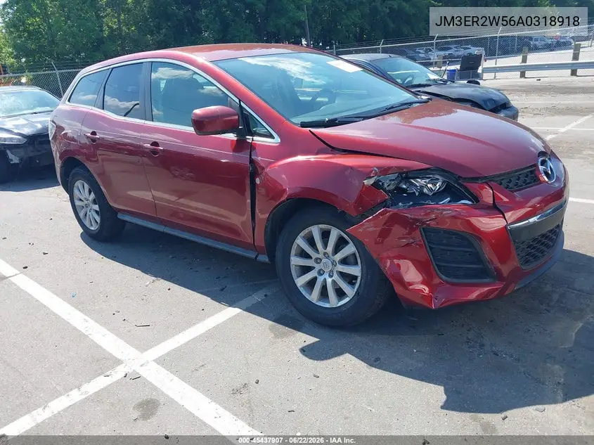 2010 Mazda Cx-7 I Sport VIN: JM3ER2W56A0318918 Lot: 45437907