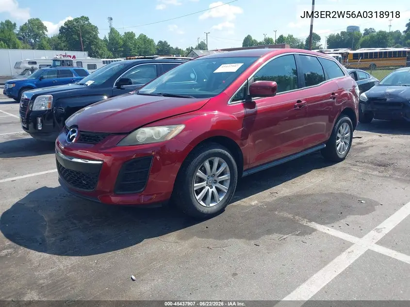 2010 Mazda Cx-7 I Sport VIN: JM3ER2W56A0318918 Lot: 45437907