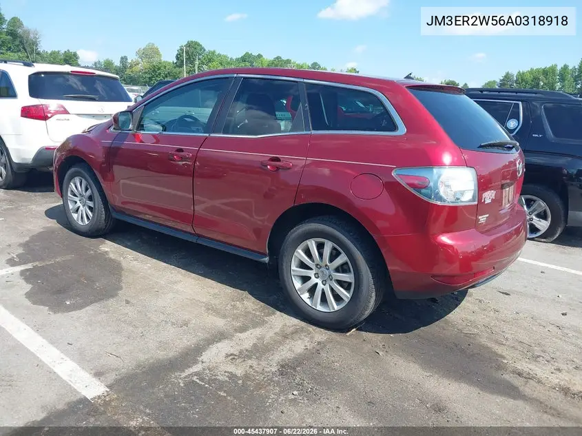 2010 Mazda Cx-7 I Sport VIN: JM3ER2W56A0318918 Lot: 45437907