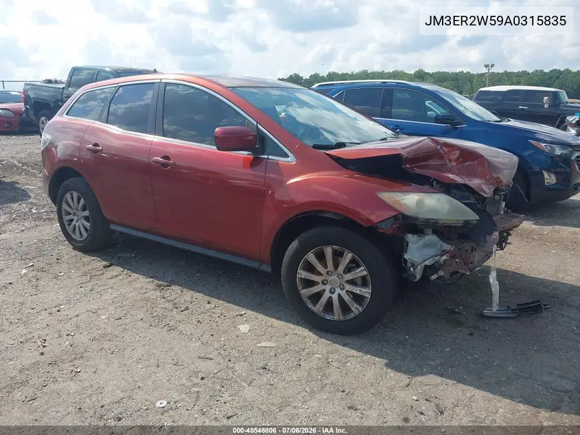 2010 Mazda Cx-7 I Sv VIN: JM3ER2W59A0315835 Lot: 45548806