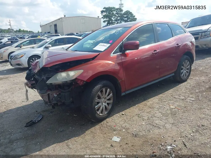 2010 Mazda Cx-7 I Sv VIN: JM3ER2W59A0315835 Lot: 45548806