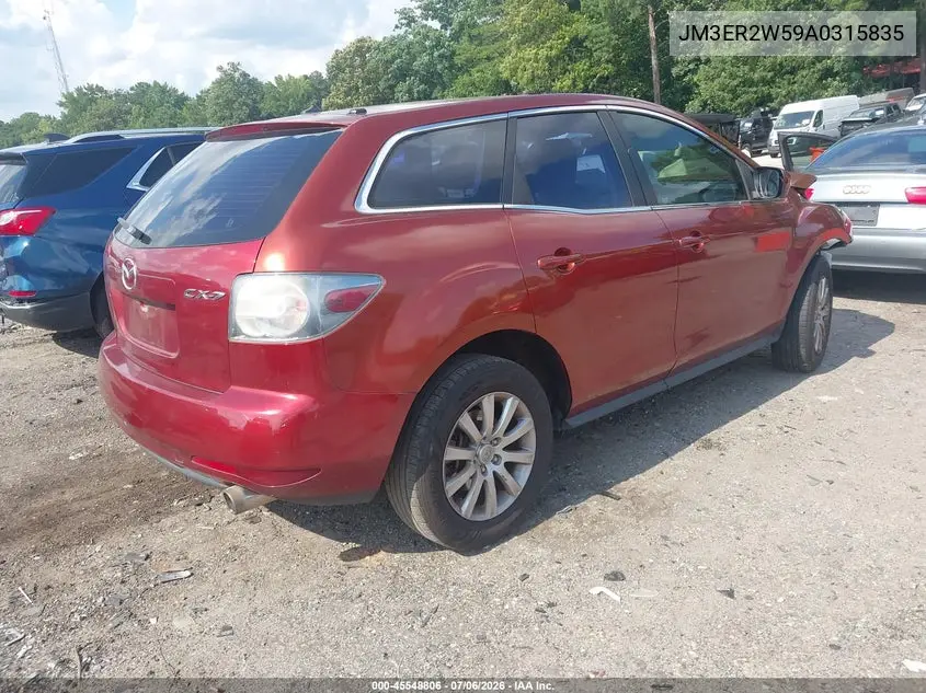 2010 Mazda Cx-7 I Sv VIN: JM3ER2W59A0315835 Lot: 45548806