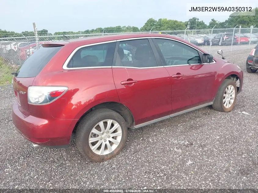 2010 Mazda Cx-7 I Sport VIN: JM3ER2W59A0350312 Lot: 45550505