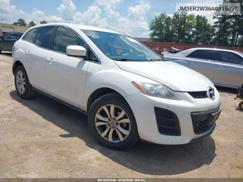 2010 Mazda Cx-7 S Touring VIN: JM3ER2W36A0315497 Lot: 45551846