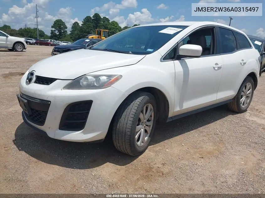 2010 Mazda Cx-7 S Touring VIN: JM3ER2W36A0315497 Lot: 45551846
