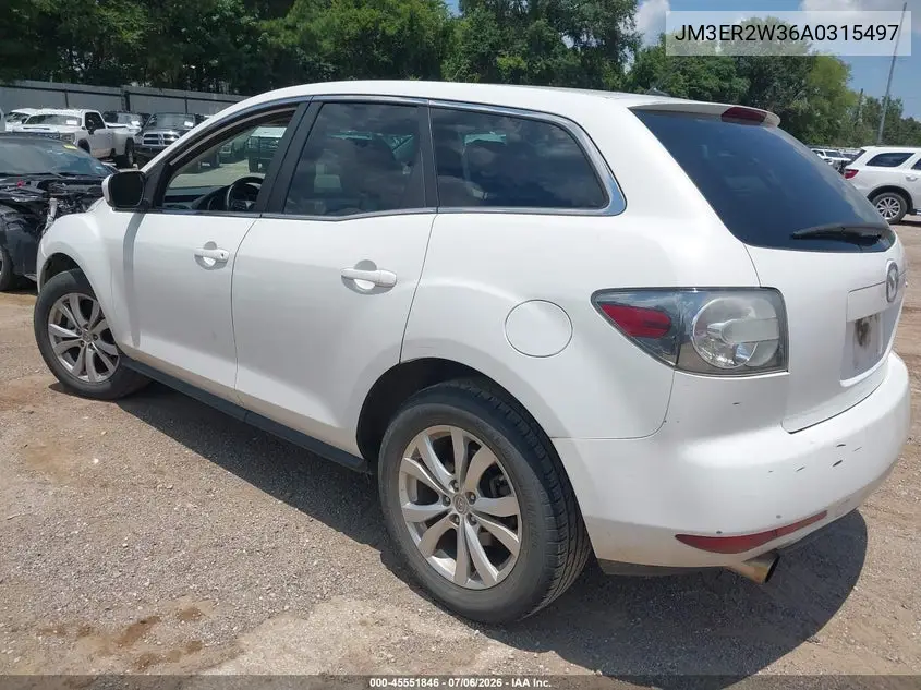 2010 Mazda Cx-7 S Touring VIN: JM3ER2W36A0315497 Lot: 45551846