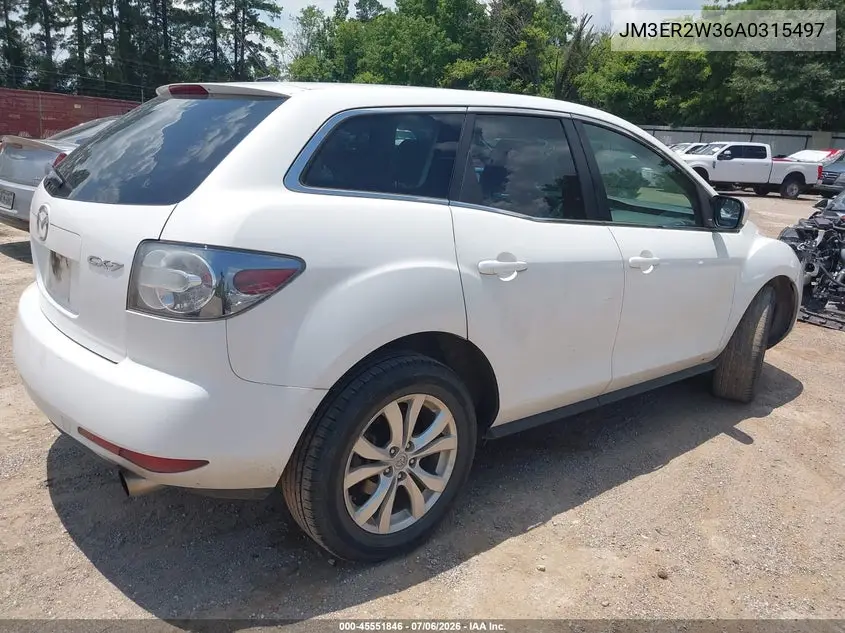 2010 Mazda Cx-7 S Touring VIN: JM3ER2W36A0315497 Lot: 45551846