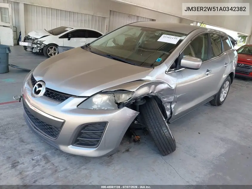 2010 Mazda Cx-7 I Sv VIN: JM3ER2W51A0342382 Lot: 45561139