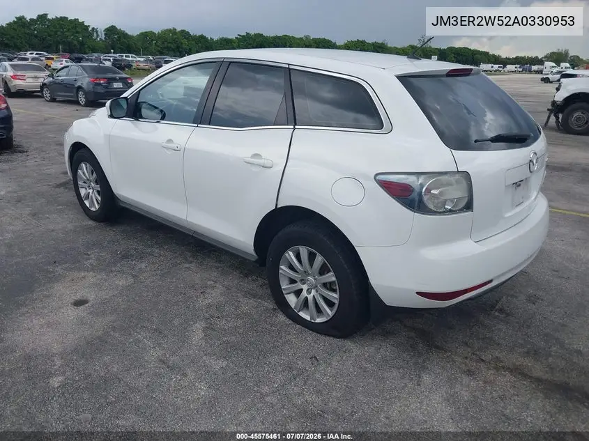 2010 Mazda Cx-7 I Sv VIN: JM3ER2W52A0330953 Lot: 45575461