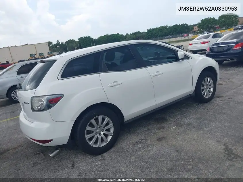 2010 Mazda Cx-7 I Sv VIN: JM3ER2W52A0330953 Lot: 45575461
