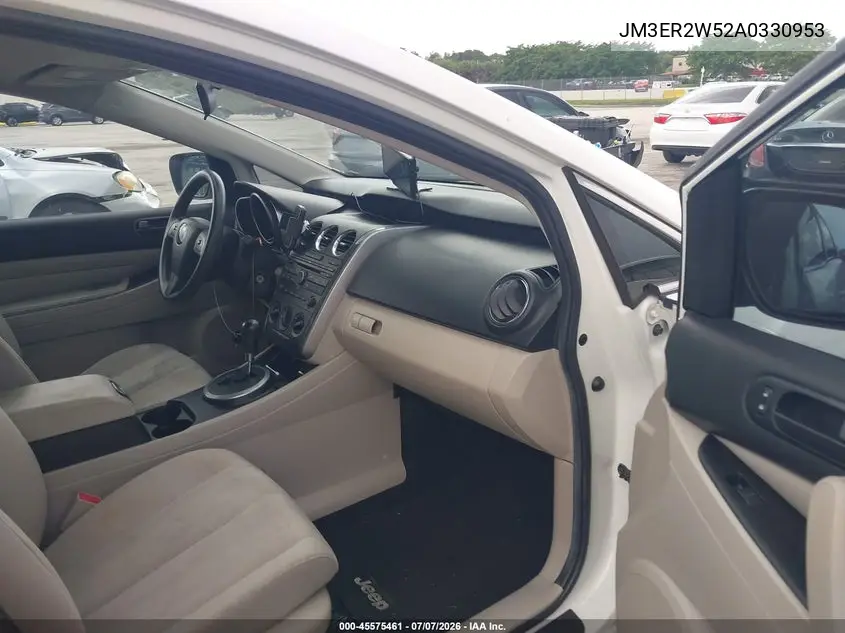2010 Mazda Cx-7 I Sv VIN: JM3ER2W52A0330953 Lot: 45575461